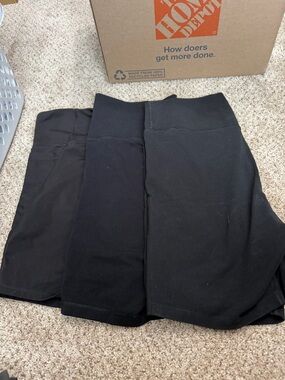 Old Navy Black Athletic Shorts (3-Pack)